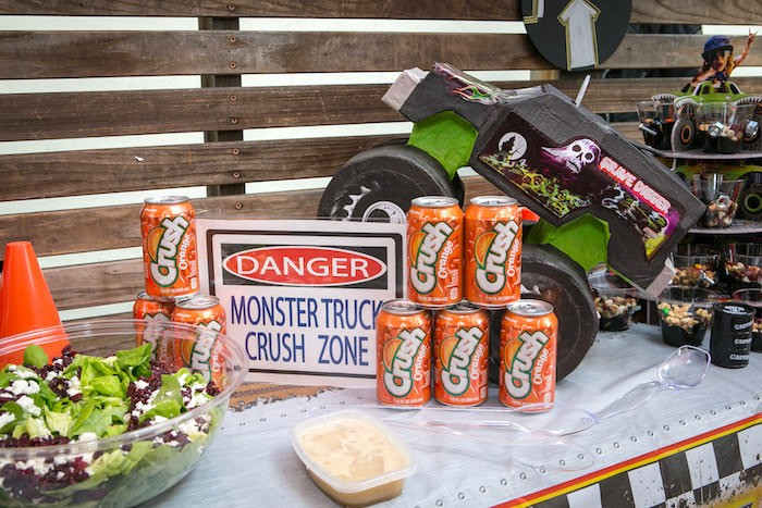 Monster Truck Decorations For Birthday Party
 Kara s Party Ideas Monster Truck Birthday Party