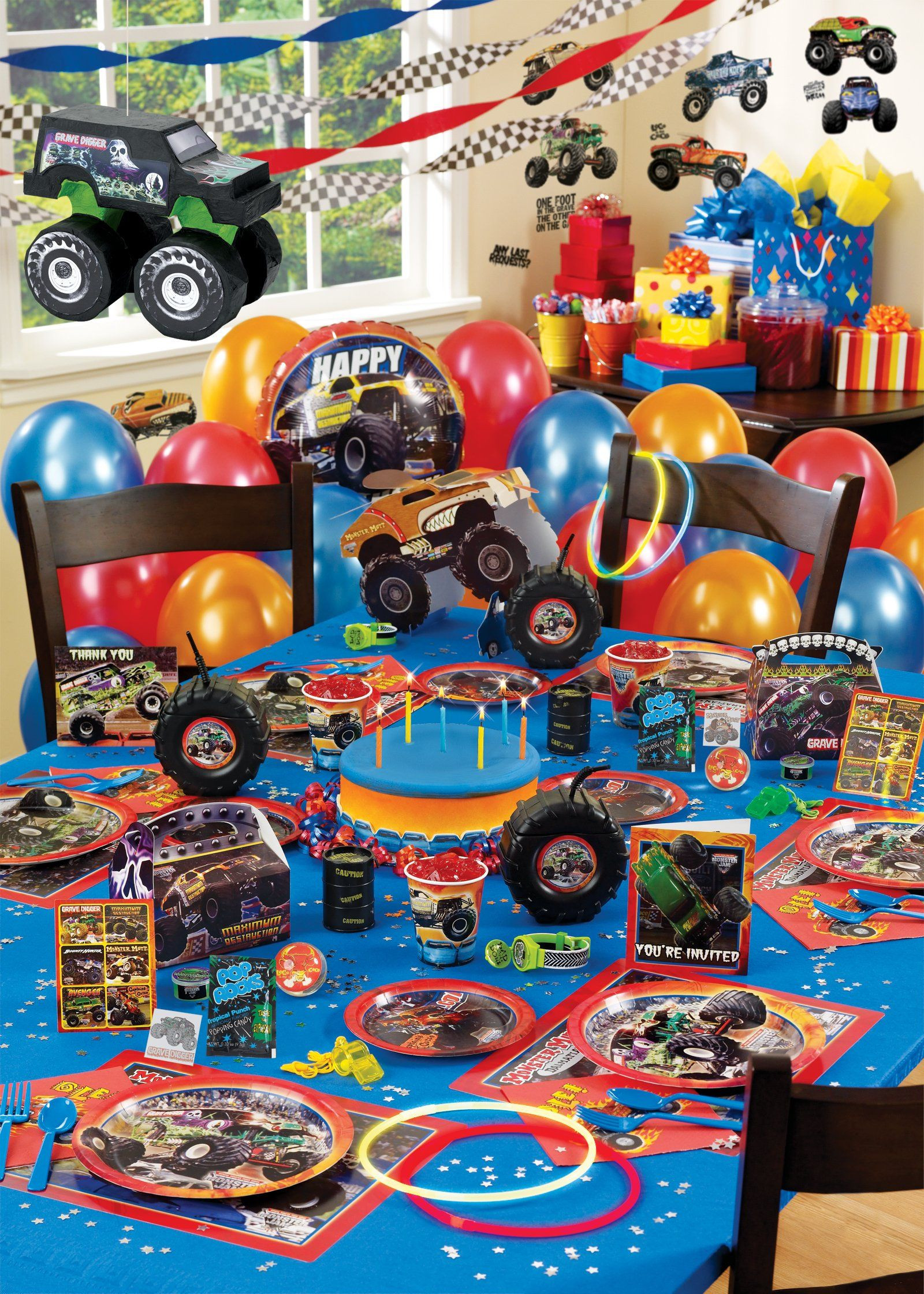 Monster Truck Decorations For Birthday Party
 Monster Jam Ultimate Party Pack in 2019