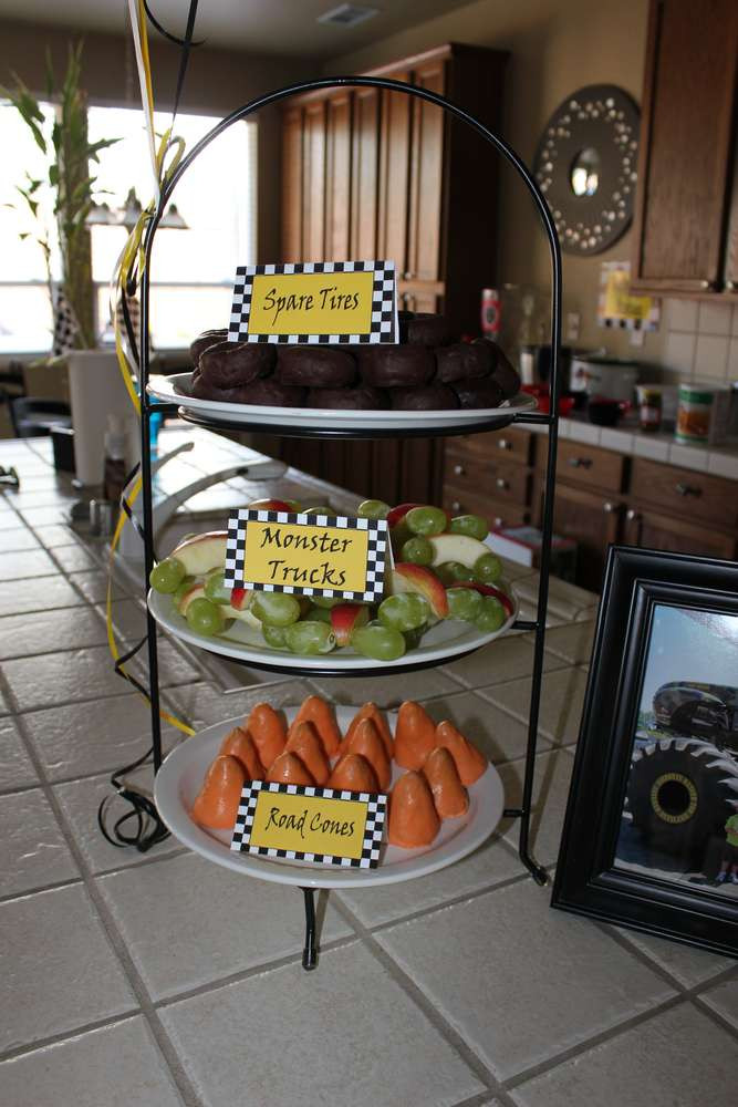 Monster Truck Decorations For Birthday Party
 Monster Truck Birthday Party Ideas 4 of 37