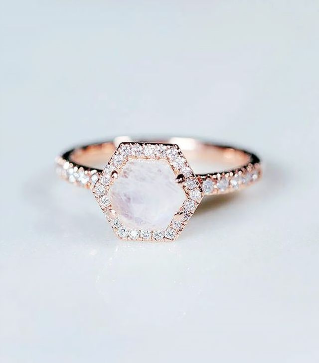Moonstone Diamond Engagement Ring
 9 Breathtaking Moonstone Engagement Rings