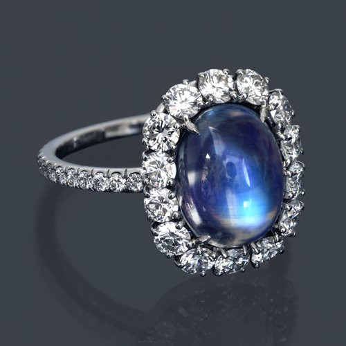 Moonstone Diamond Engagement Ring
 The Power of The Secret Rings I adore