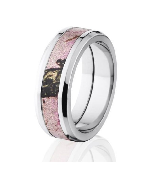 Mossy Oak Wedding Rings
 Mossy Oak Pink Camo Wedding Ring Woman