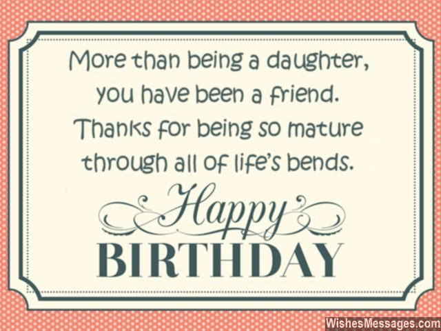 Mother Daughter Birthday Quotes
 Birthday Wishes for Daughter Quotes and Messages