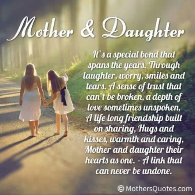 Mother Daughter Bond Quotes
 It s a special bond that spans the years A mother