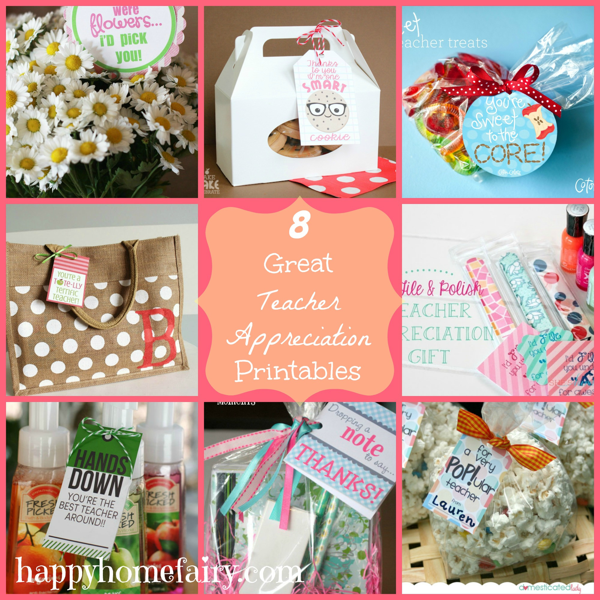 Mother Day Gift Ideas For Coworkers
 8 Great Teacher Appreciation Printables Happy Home Fairy