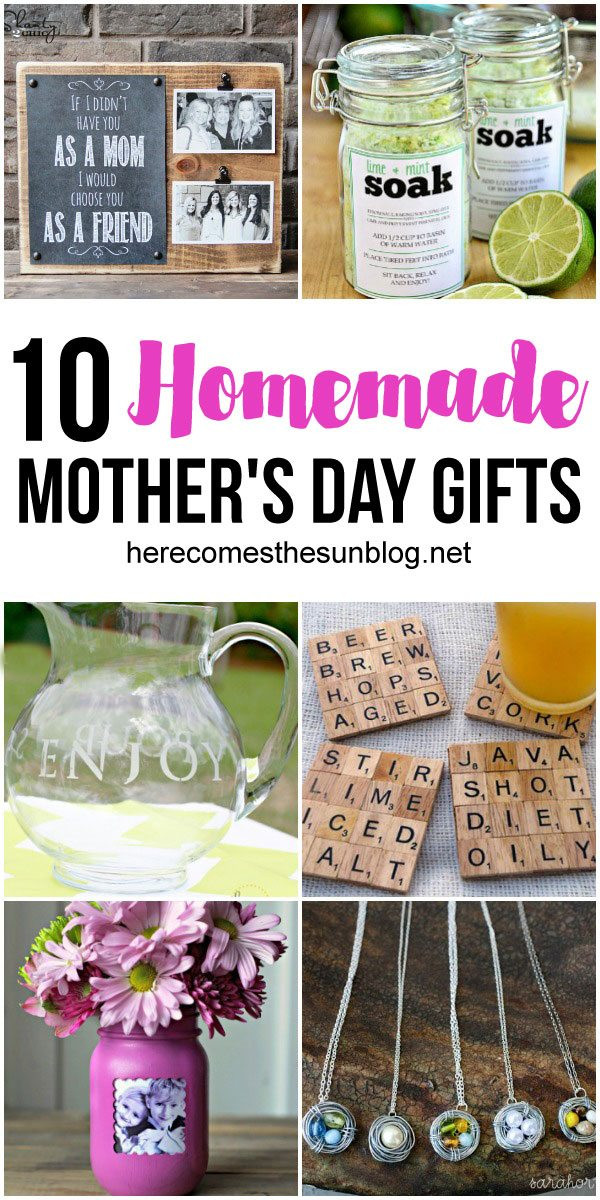 Mother Day Gift Ideas Homemade
 10 Homemade Mother s Day Gift Ideas