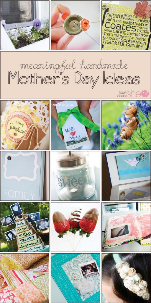 Mother Day Gift Ideas Homemade
 Meaningful Handmade Mother s Day Gift Ideas