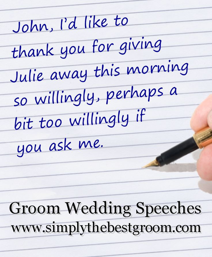 Mother Of The Groom Speech Quotes
 7 best Groom s Speech images on Pinterest