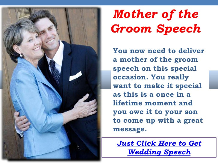 Mother Of The Groom Speech Quotes
 Mother of the groom wedding speeches