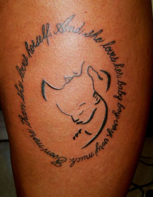 Mother Quotes Tattoos
 Tattoo Quotes About Motherhood QuotesGram