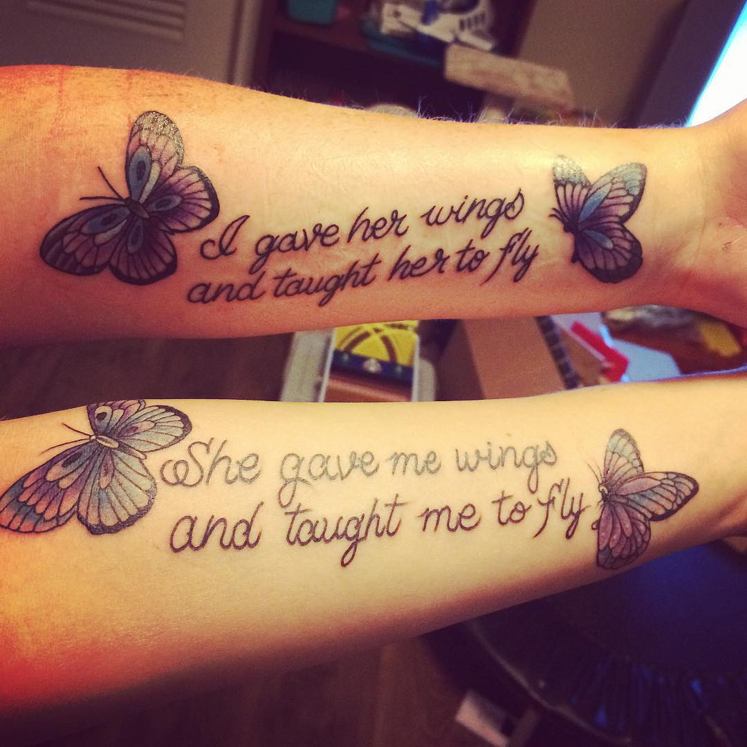 Mother Quotes Tattoos
 31 Beautifully Mother Daughter Tattoo Ideas