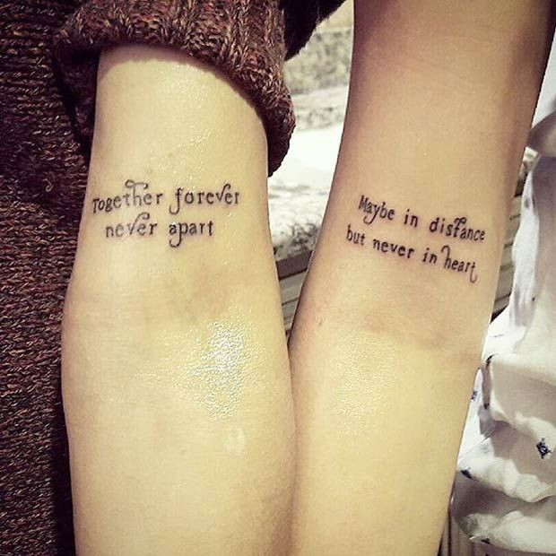 Mother Quotes Tattoos
 55 Awesome Mother Daughter Tattoo Design Ideas EcstasyCoffee