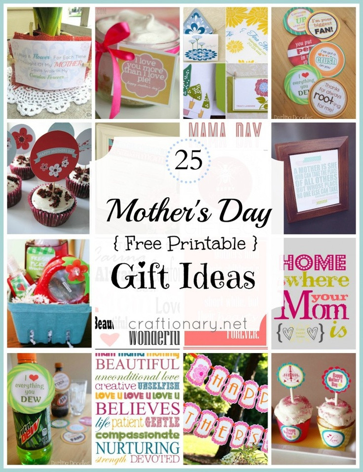 Mother'S Day Gift Ideas For Mom To Be
 25 Mother s Day Free Printable Gift Ideas – PinLaVie