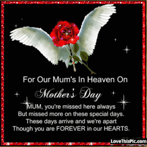 Mother'S Day In Heaven Quotes
 For Our Moms In Heaven Mother s Day s
