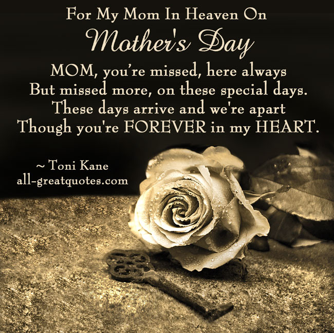 Mother'S Day In Heaven Quotes
 Mothers Day In Heaven Quotes QuotesGram