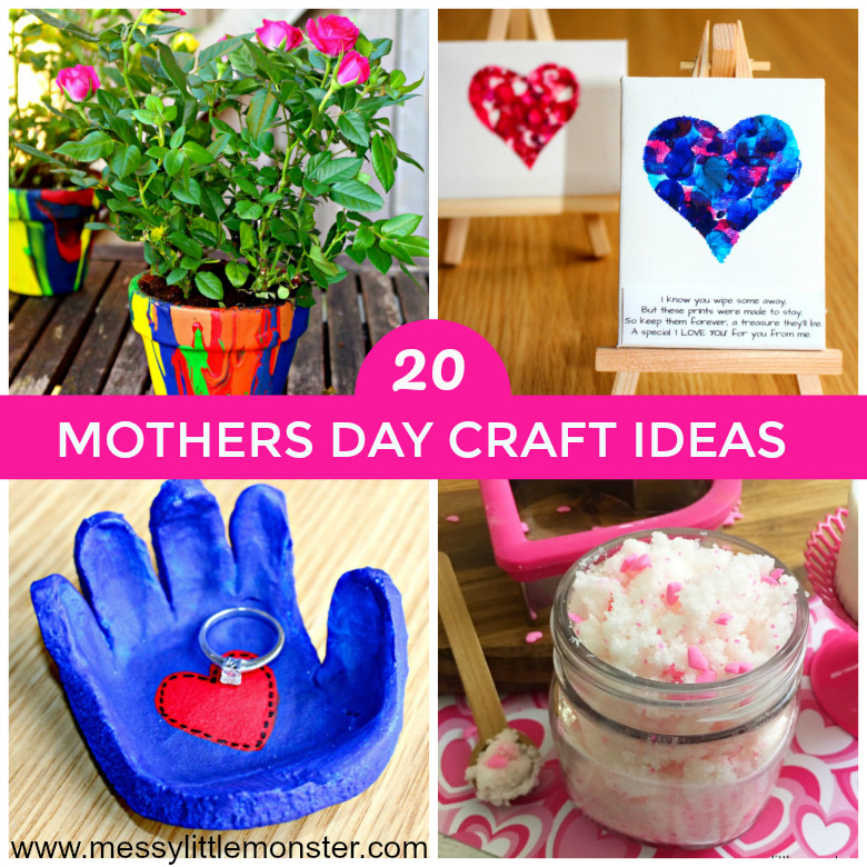 Mother'S Day Kid Craft Gift Ideas
 Mothers Day Craft Ideas Messy Little Monster