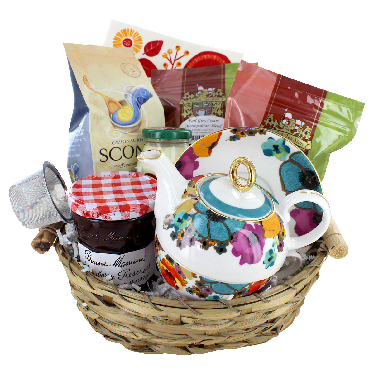 Mother'S Gift Basket Ideas
 Cream Tea Gift Basket Mothers Day Gift Basket
