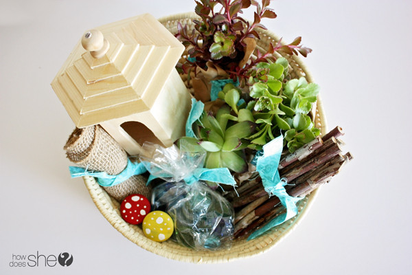 Mother'S Gift Basket Ideas
 Fairy Garden Gift Basket