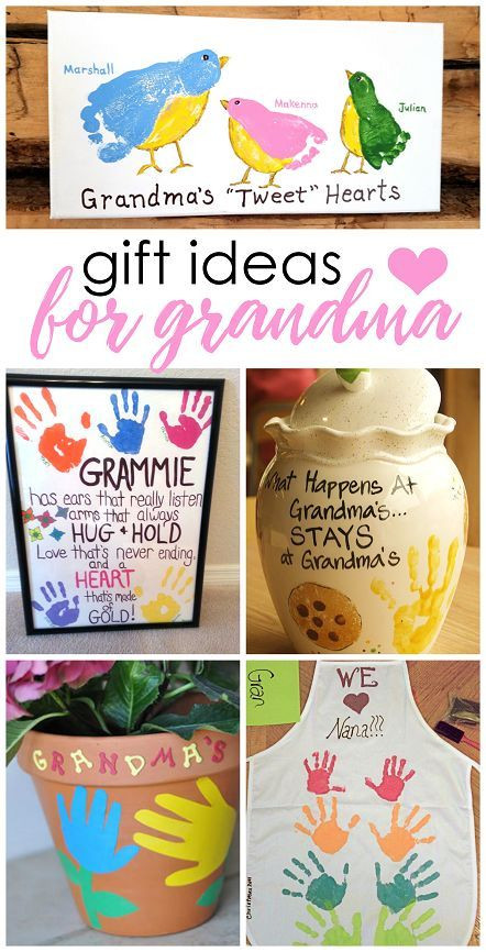 Mothers Day Gift Ideas For Grandma
 Great crafts kids can make for Mother s Day or
