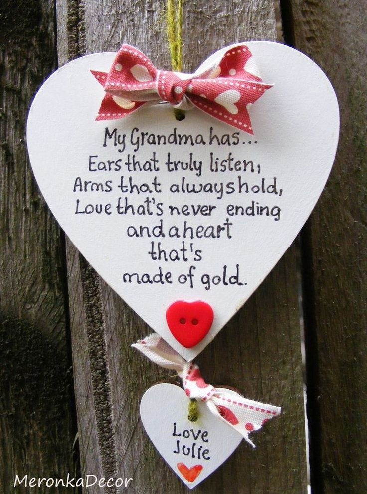 Mothers Day Gift Ideas For Grandma
 Handmade Heart No1 Grandma Mum Nanny Mothers Day Birthday