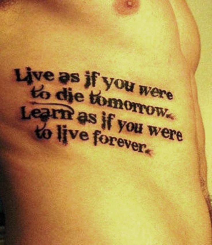 Motivational Tattoos Quotes
 Inspirational Tattoo Quotes for Men