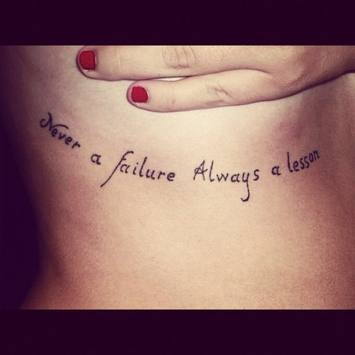 Motivational Tattoos Quotes
 Inspirational Quote Tattoos 25