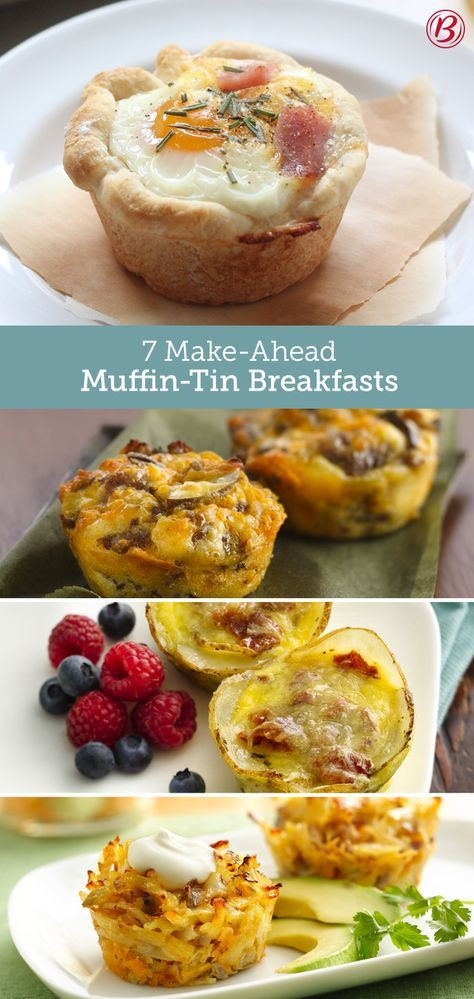 Muffin Tin Breakfast Recipes
 Make Ahead Breakfasts Because Every Minute Counts in