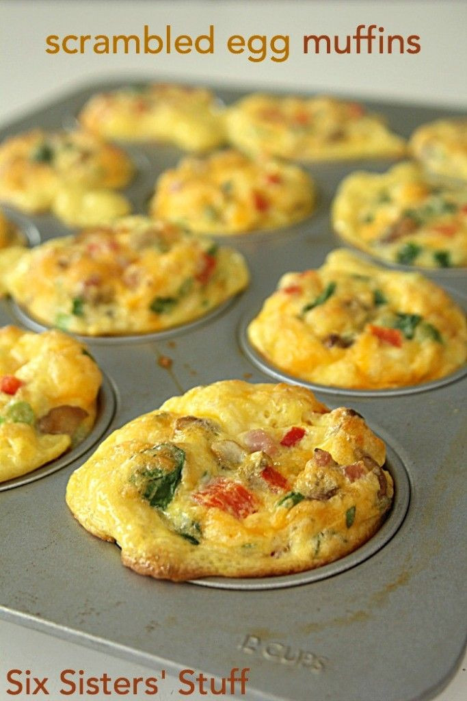Muffin Tin Breakfast Recipes
 Scrambled Egg Breakfast Muffins Recipe