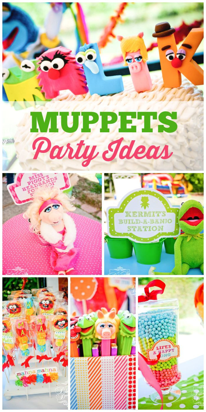 Muppets Birthday Party
 What an amazing birthday party celebrating the Muppet Show