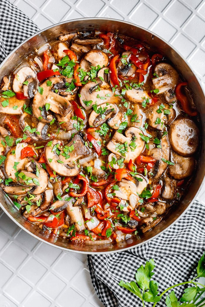 Mushroom Side Dishes
 Italian Sauteed Mushrooms Recipe Oh Sweet Basil