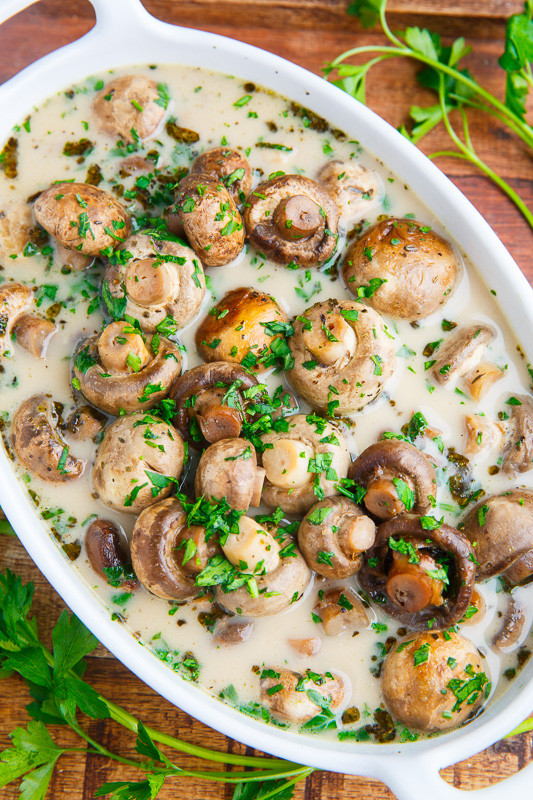 Mushroom Side Dishes
 Slow Cooker Garlic Herb Mushrooms Recipe on Closet Cooking