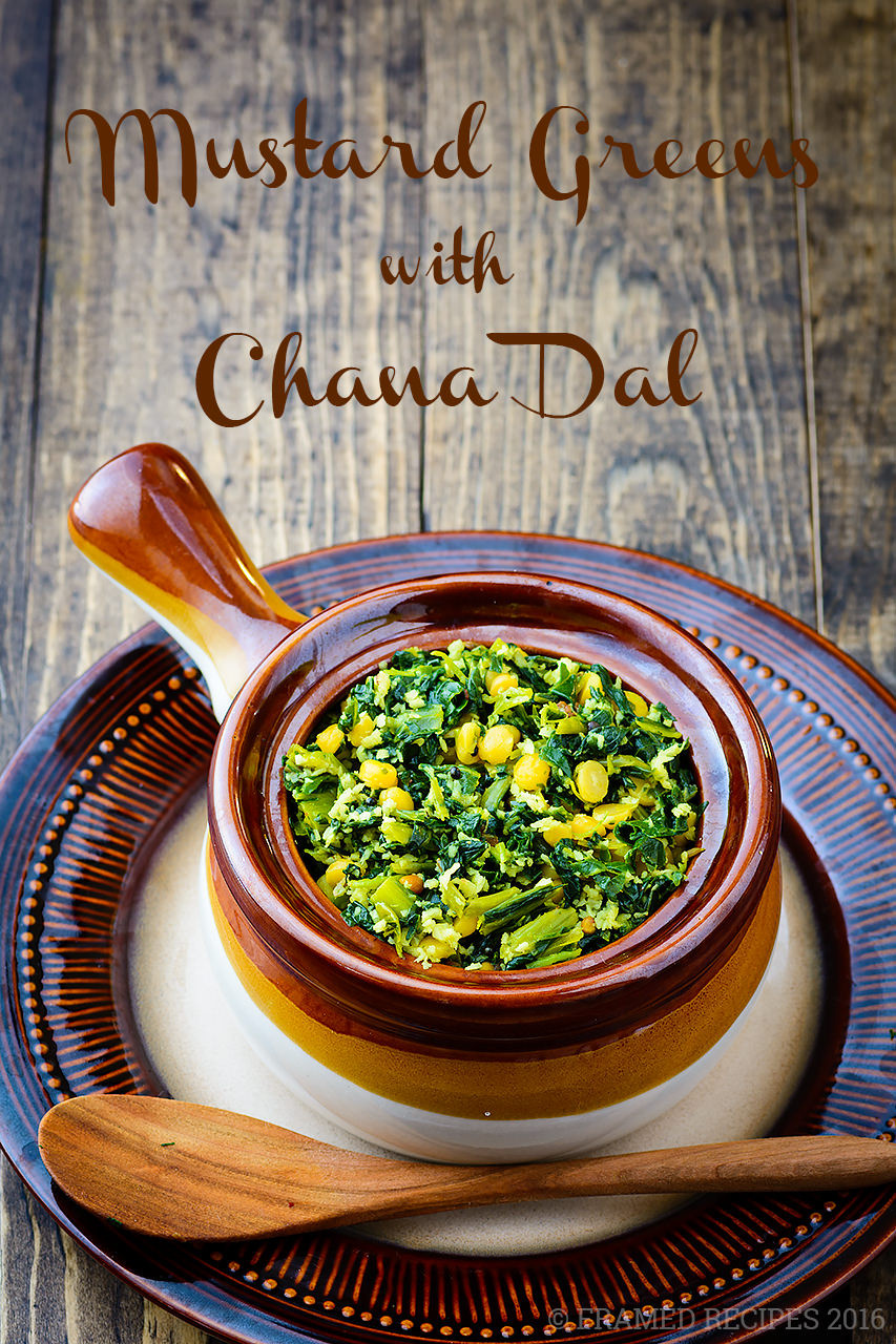 Mustard Greens Indian Recipes
 Mustard Greens With Chana Dal Framed Recipes
