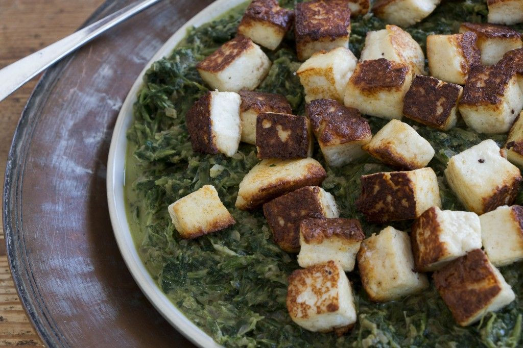 Mustard Greens Indian Recipes
 Saag Paneer with spinach broccoli rabe and mustard greens