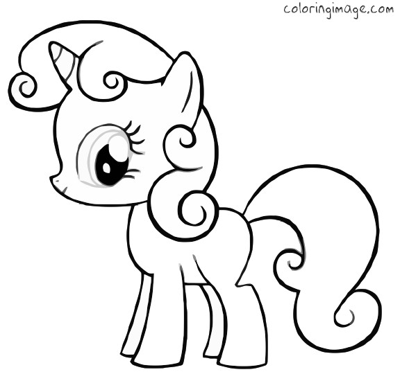 My Little Pony Baby Coloring Pages
 My Little Pony Coloring Pages BABY PONY Free Coloring Pages