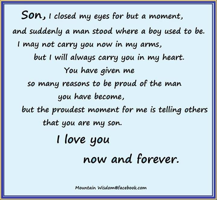 My Son Graduation Quotes
 Proud Mother To Son Quotes QuotesGram by quotesgram