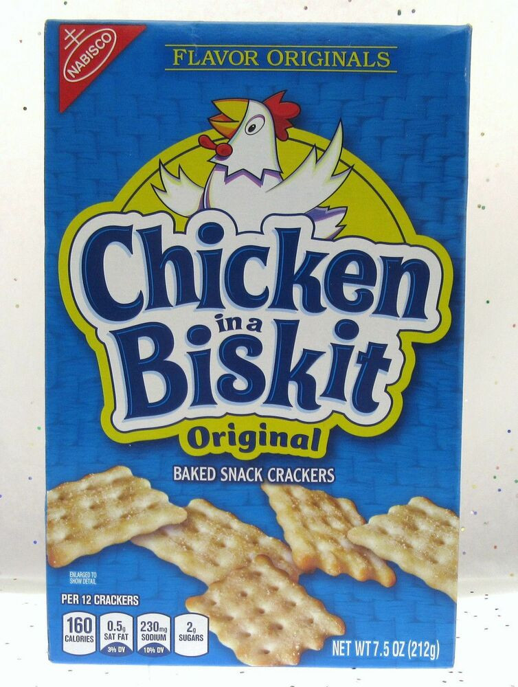 Nabisco Snack Crackers
 Chicken in a Biskit Original Baked Snack Crackers