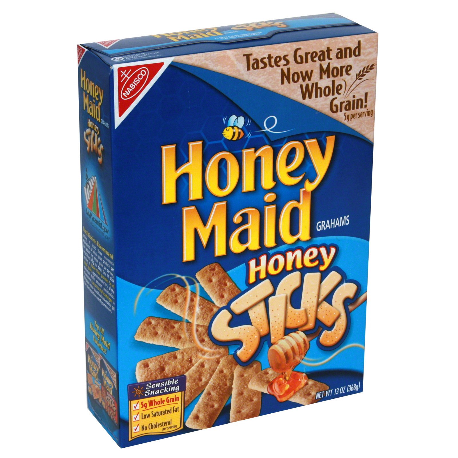 Nabisco Snack Crackers
 Nabisco Grahams Honey Sticks 13 oz 368 g Food