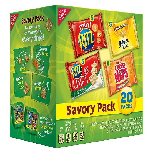 Nabisco Snack Crackers
 Nabisco Savory Cracker Mix 20ct Tar