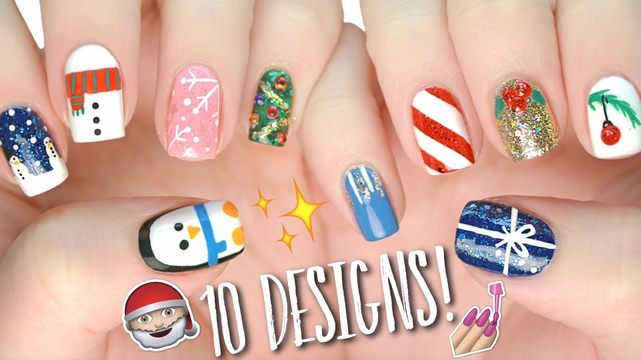 Nail Art Christmas Designs
 10 Easy Nail Art Designs for Christmas The Ultimate Guide