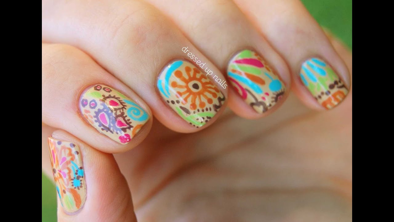 Nail Art Designs For Beginners
 Nail art designs step by step at home easy nail art