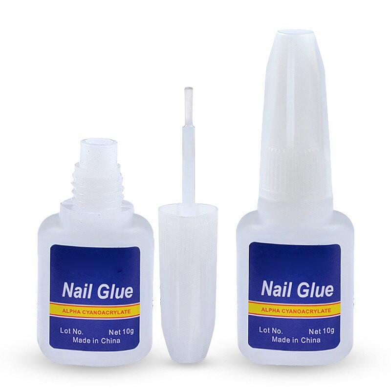 Nail Art Glue
 10g Nail Art Strong Glue Foils Rhinestone Decoration Clear