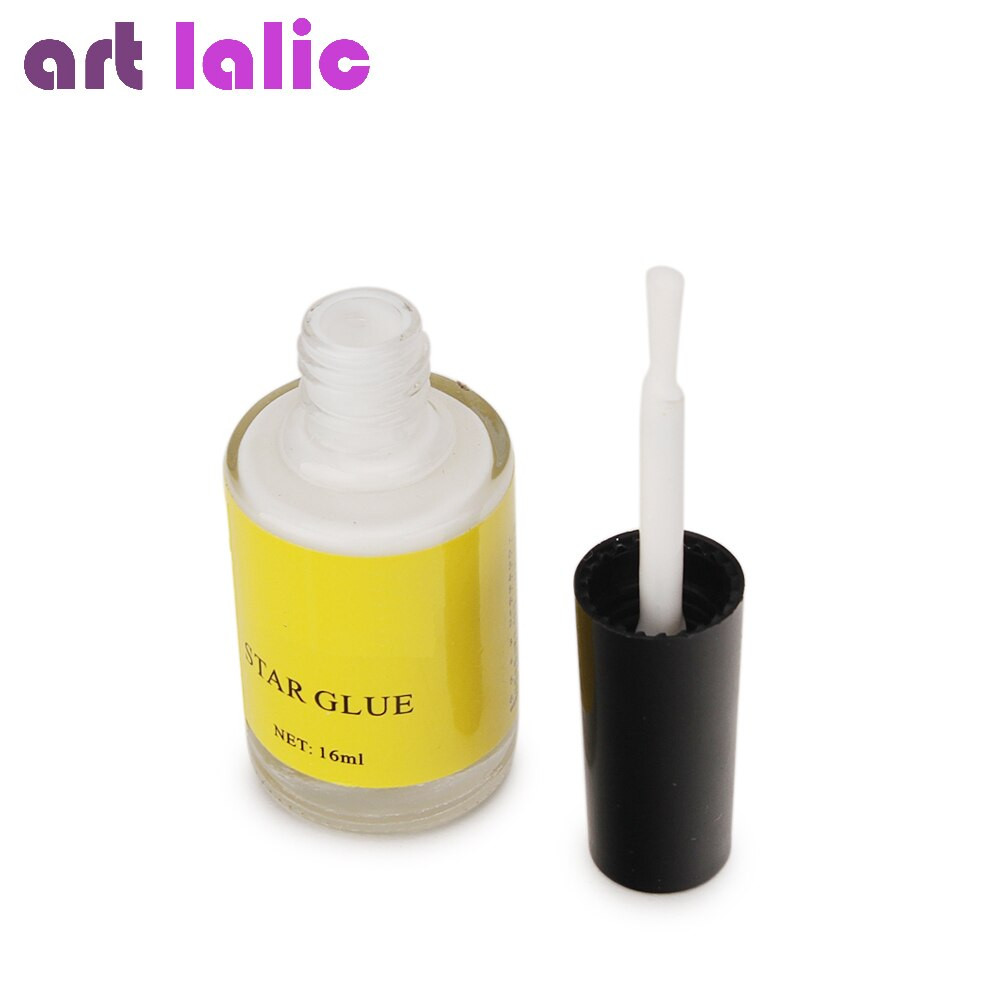 Nail Art Glue
 1 Pcs 15ml Nail Art Adhesive Gel Polish Glue Nails Foil