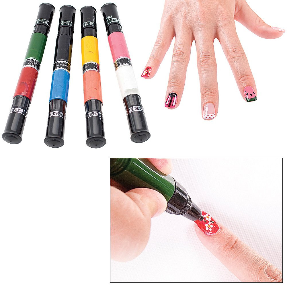 Nail Art Pens
 Amazon Migi Nail Art Fingernail Polish Kit 8 Neon