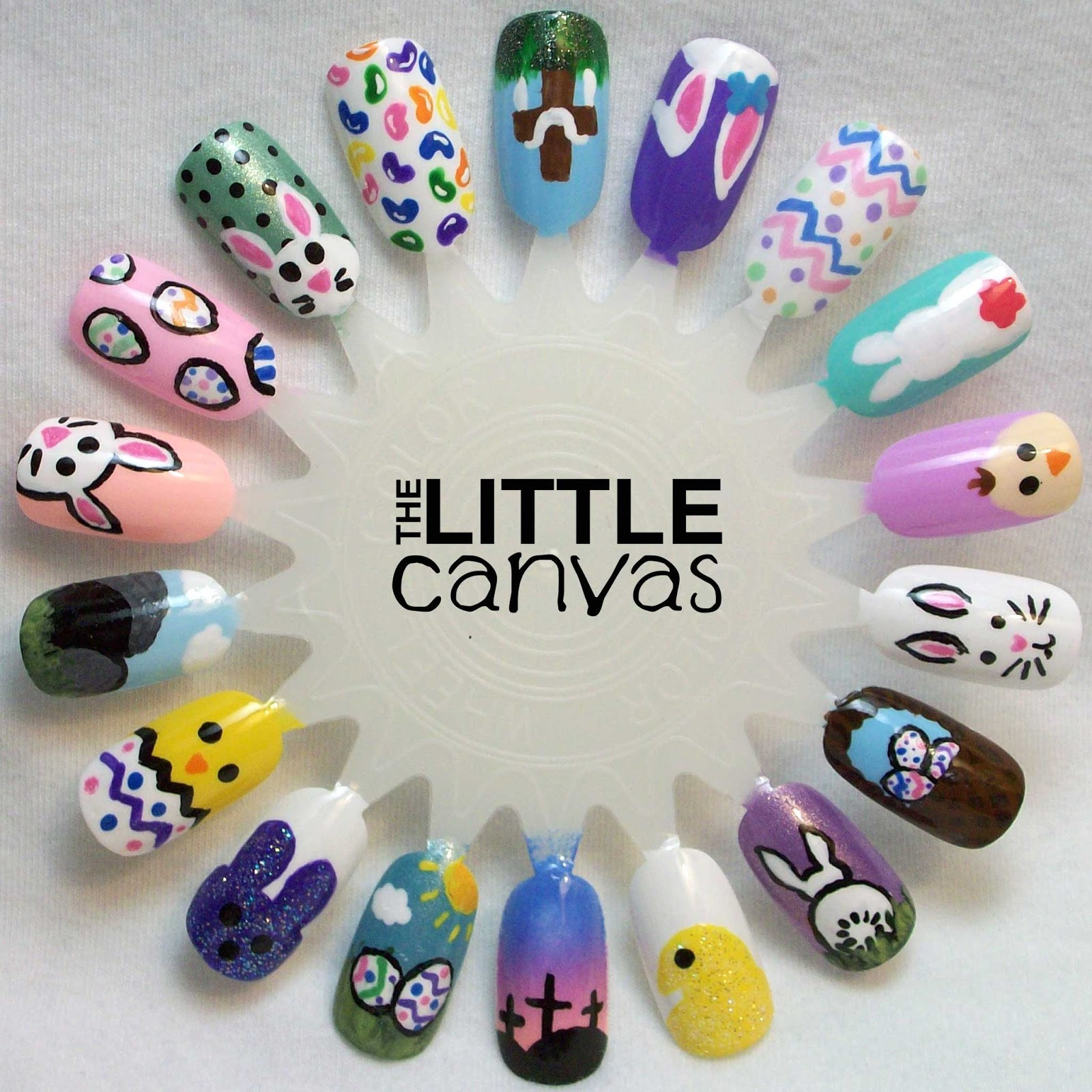 Nail Art Wheel
 The e With the Easter Nail Art Wheel The Little Canvas