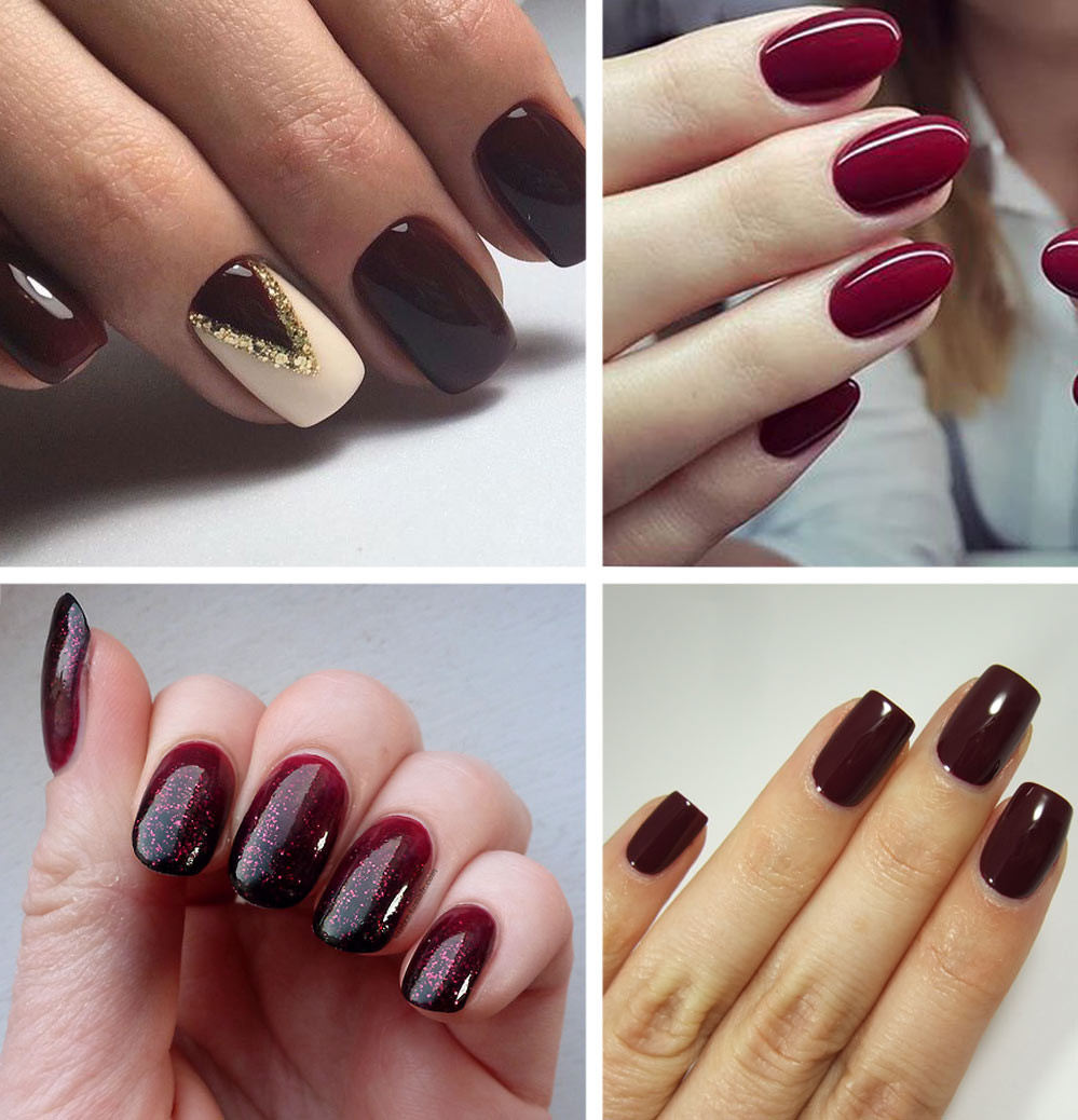 Nail Designs Burgundy
 Best Burgundy Nails 45 Nail Designs for Different Shapes