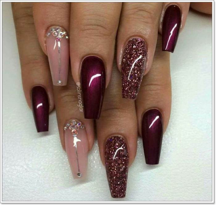 Nail Designs Burgundy
 112 Epic Burgundy Nails You Must Try