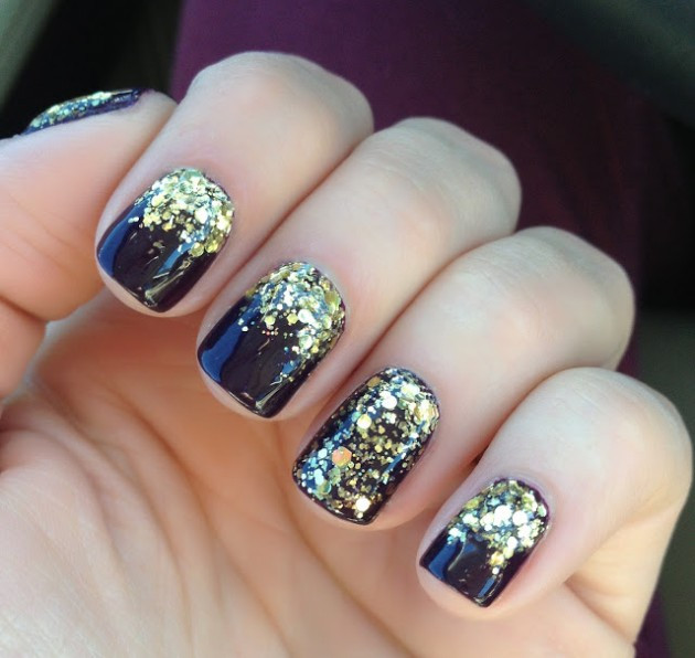 Nail Designs For New Years
 20 New Year s Eve Nail Designs fashionsy