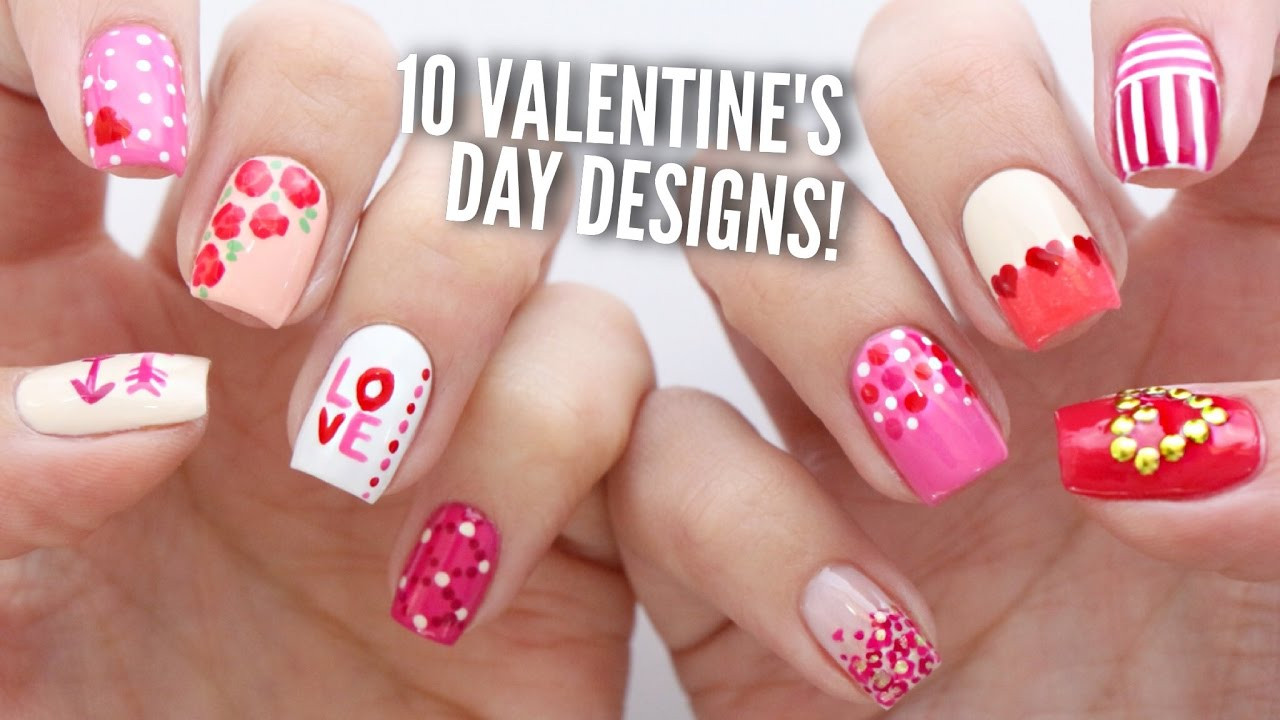Nail Designs For Valentines
 10 Valentine s Day Nail Art Designs