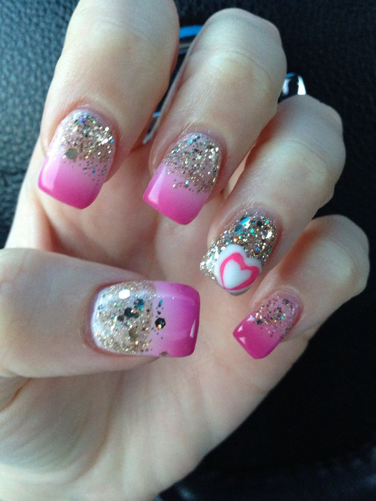 Nail Designs On Pinterest
 Pink nail design Nail designs