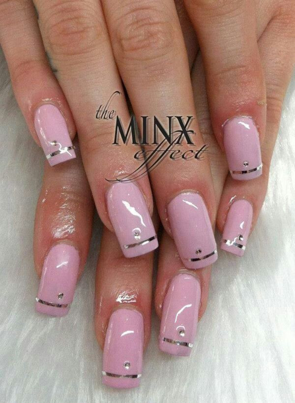 Nail Designs Pink And Silver
 s Bild Galeria NAIL ART WITH PINK AND SILVER